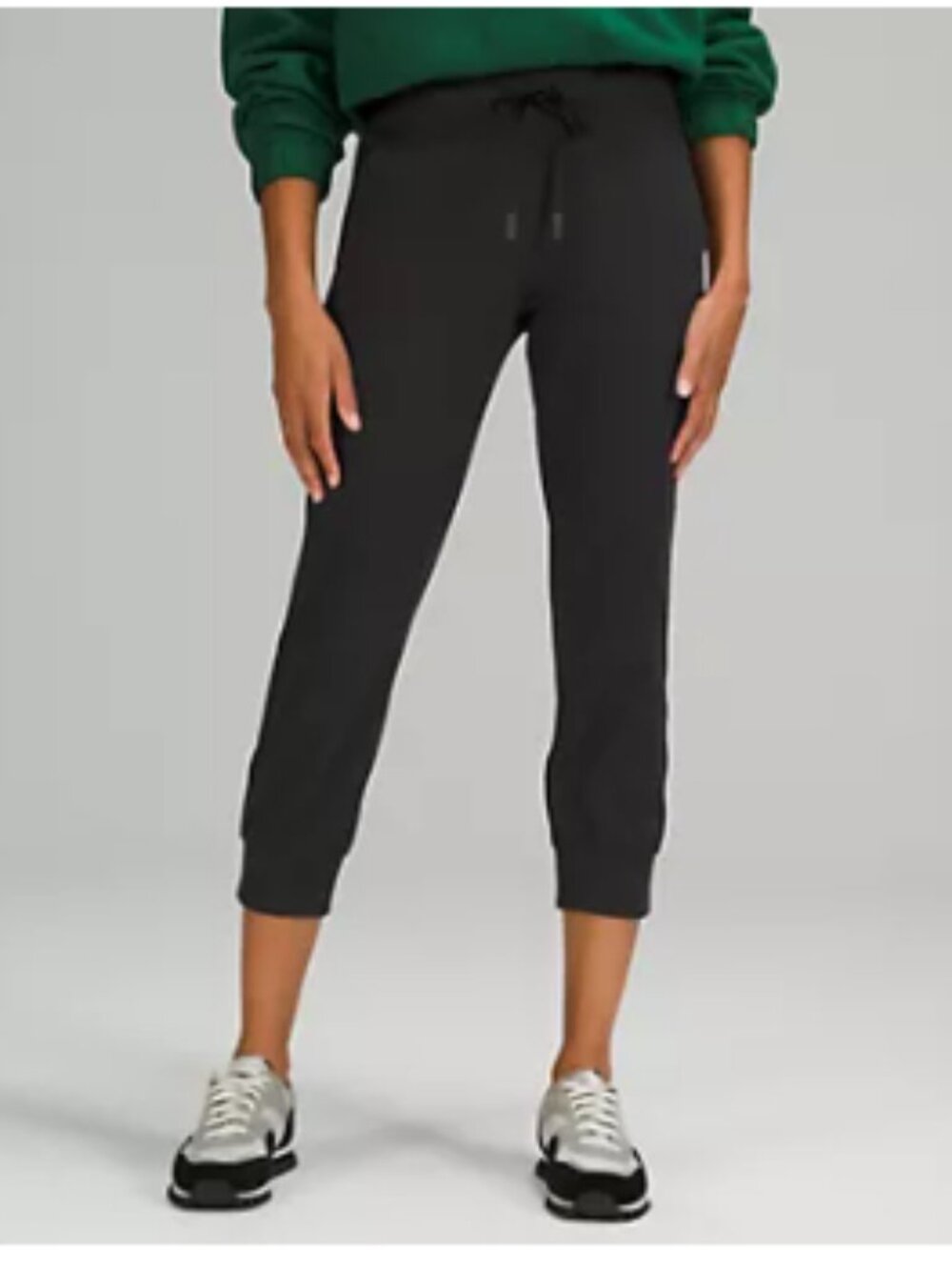 Lululemon Ready to Rulu High-Rise Cropped Jogger, Black, 10, NWT